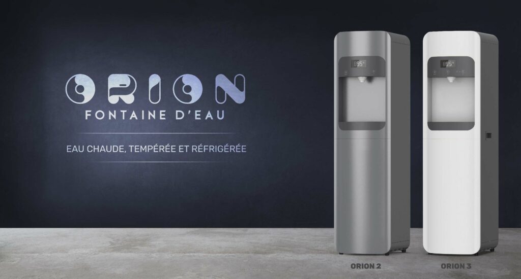 Nouvelle fontaine à eau ORION : compacte, design et multi-température pour maison et bureau