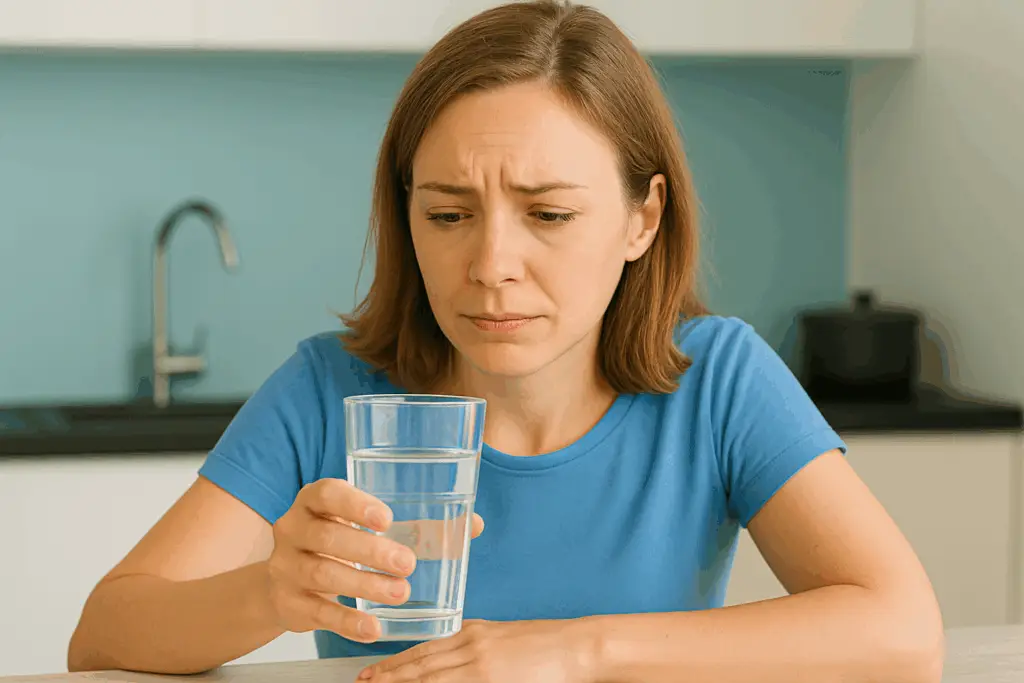 enlever le chlore de l'eau, eau du robinet
