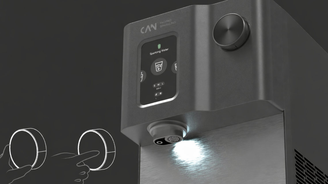 Interface Prestige Mini avec affichage Sparkling Water