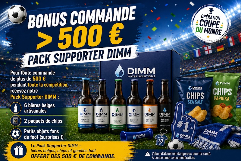 Pack Supporter DIMM &ndash; bi&egrave;res belges, chips et goodies foot