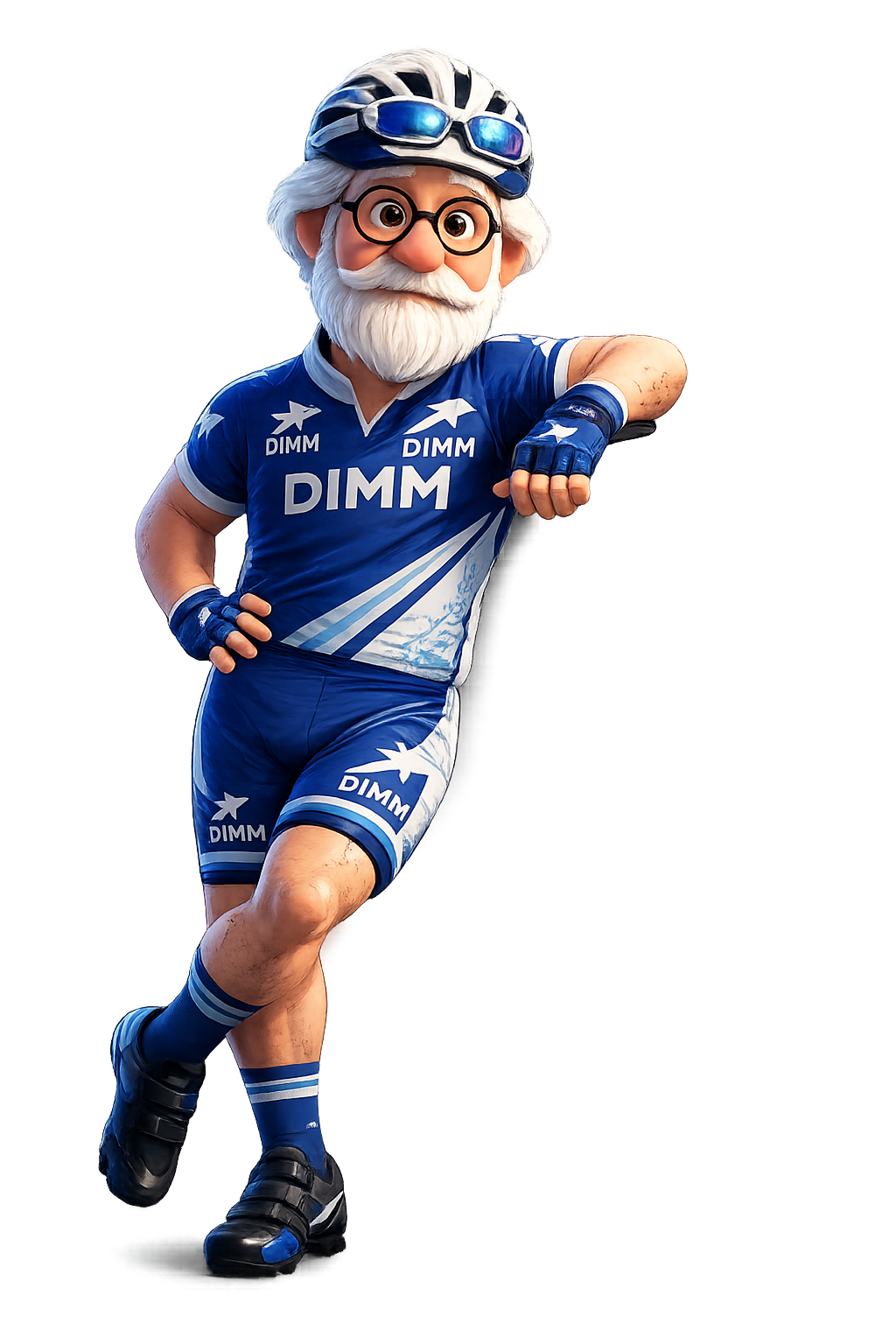 Mascotte cycliste DIMM