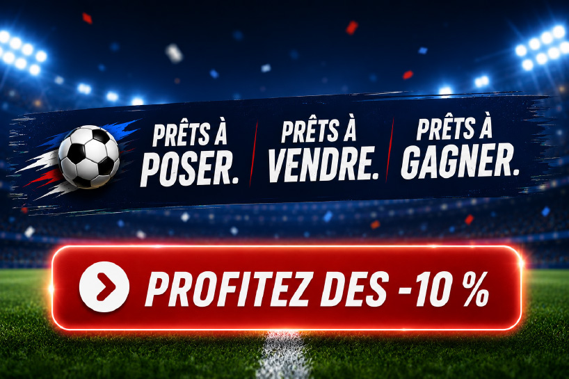 Pr&ecirc;ts &agrave; poser, pr&ecirc;ts &agrave; vendre, pr&ecirc;ts &agrave; gagner &ndash; Profitez des &minus;10 %