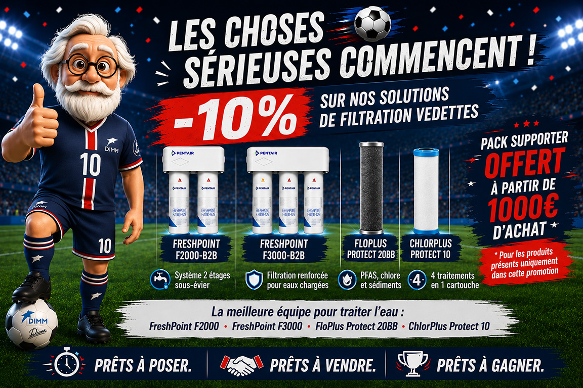 Coupe du Monde 2026 — Phase 3 : −10 % sur nos solutions de filtration Pentair