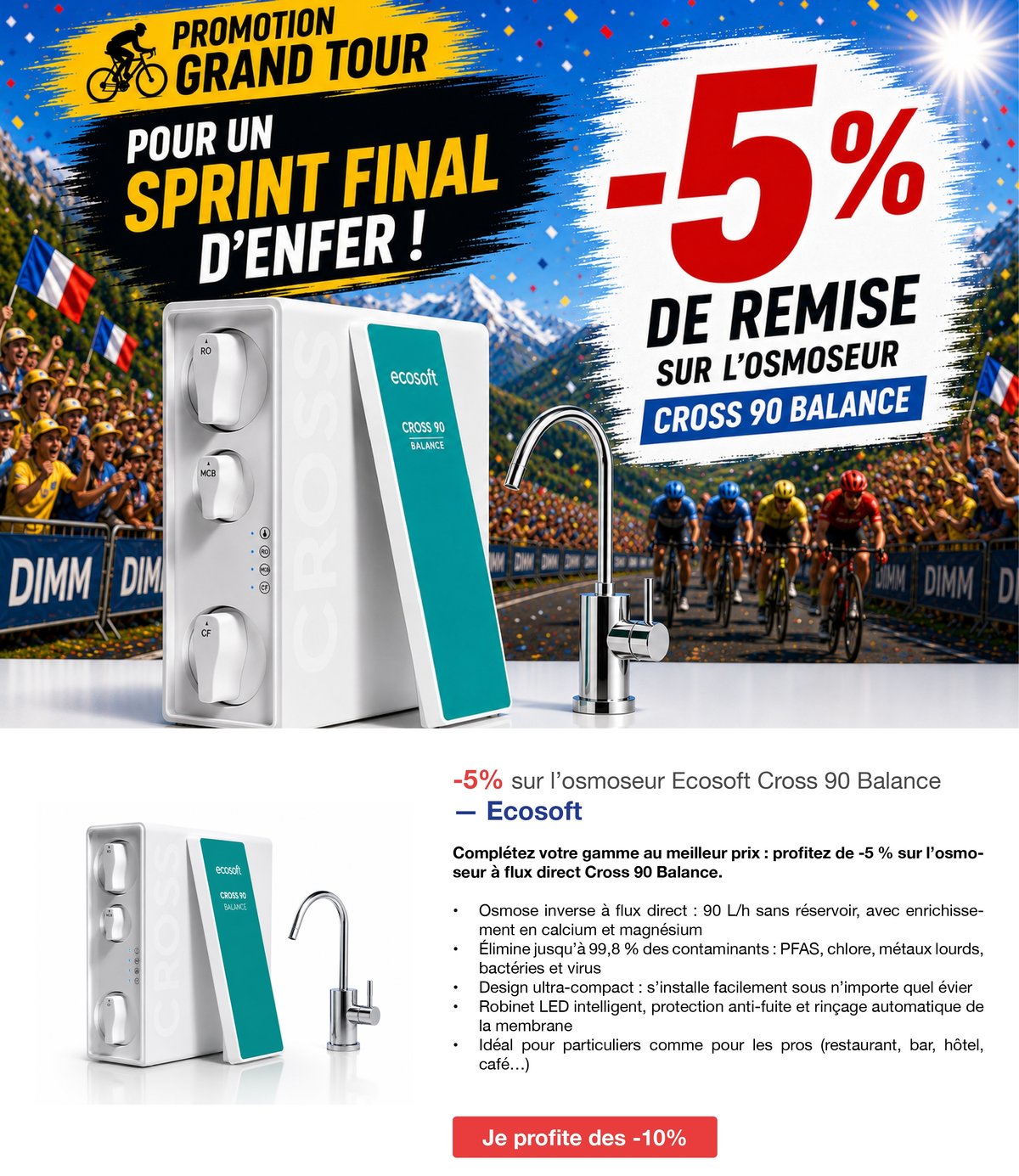 −5 % osmoseur Cross 90 Balance