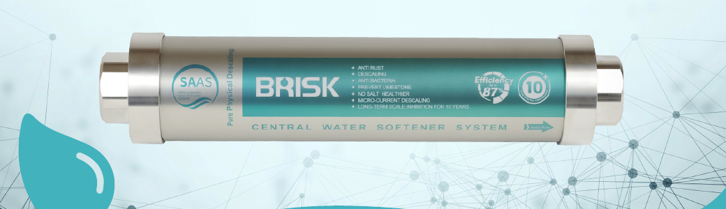Cartouche SAAS BRISK en acier inoxydable — inhibiteur de tartre longue durée