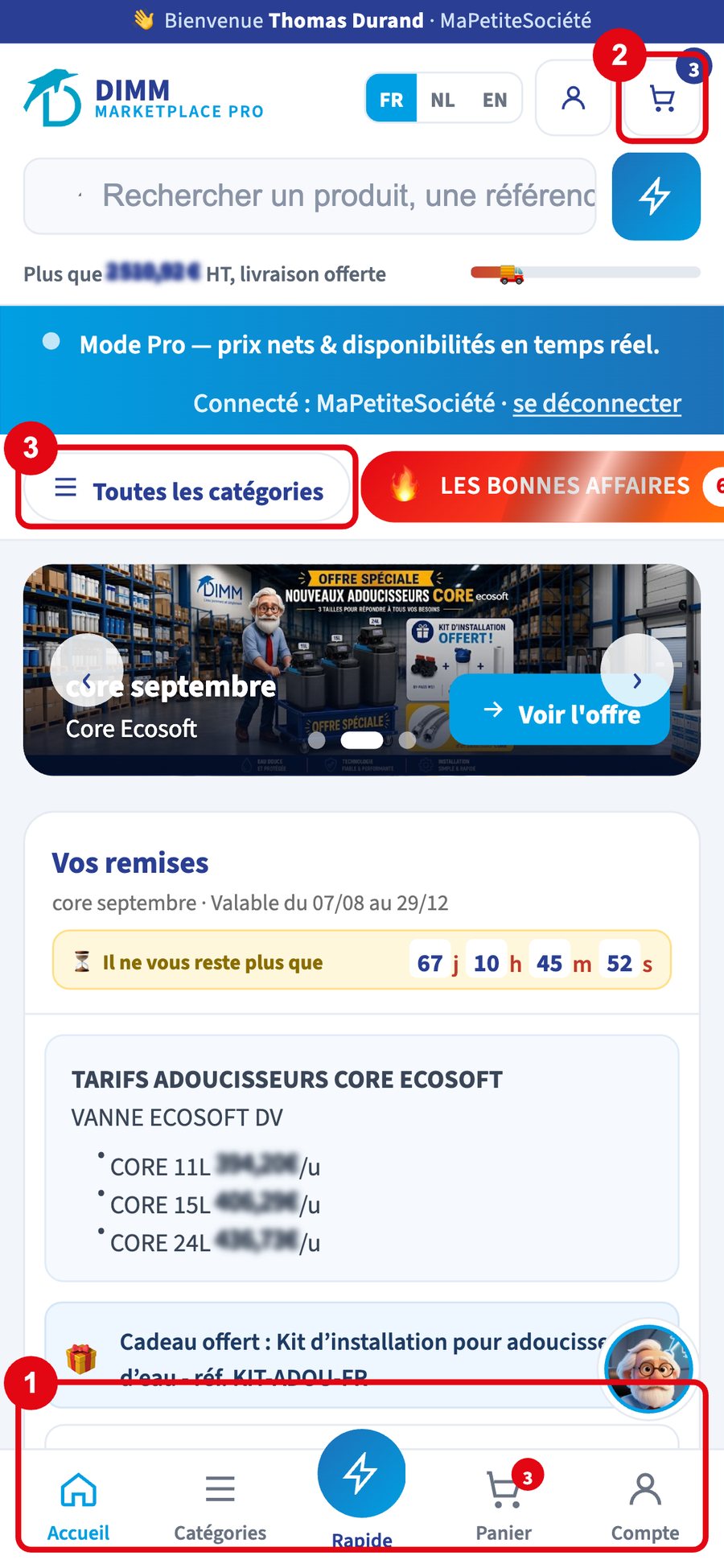De MarketPlace op uw telefoon