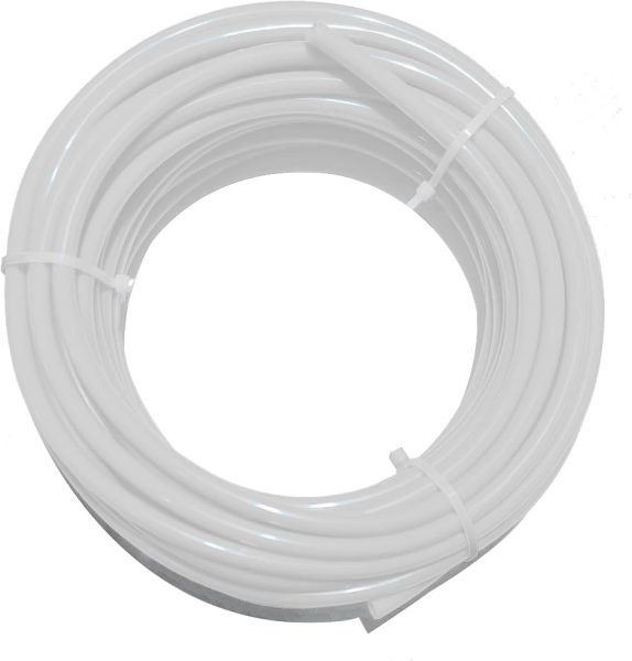 TUBING POLYETYLENE BLANC 5/32'' LE METRE - ref. A1BLANC532-TOURET, Dmfit