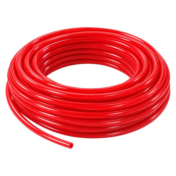 Tubing polyéthylène rouge 1/4" au mètre, Dmfit