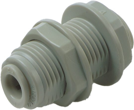DMfit bulkhead union fitting 1/4 1/4, ref. AABU0404, Dmfit