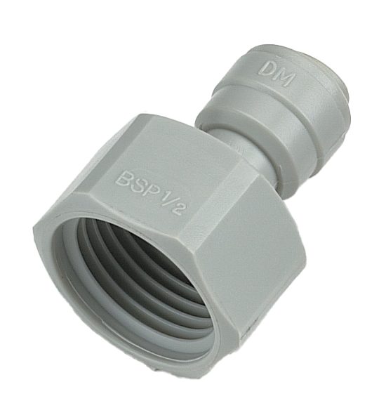 Adaptateur femelle 1/4" tube x 3/8" BSP conique - DMfit, Dmfit