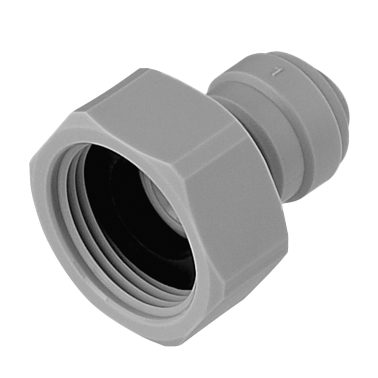 Adaptateur femelle 1/4" tube × 3/4" BSP plat | AAFAB0409F, Dmfit