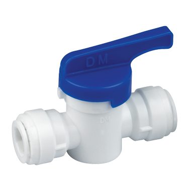 Handmatige kraan 1/4" buis x 1/4" buis DMfit, ref. AAHUC 0404, Dmfit