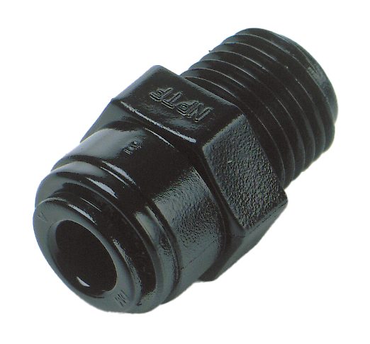 Rechte koppeling 8 mm buis x 3/8" BSPT buitendraad, ref. AAMC0806M, Dmfit