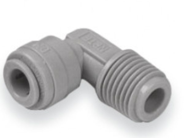 Male Elbow 1/4" Tube x 1/8" NPTF - ME, Dmfit