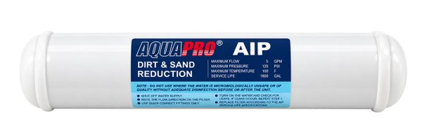 Cartouche En-ligne pour Sediments, Diametre 2'', Entree/sortie 1/4’’ Aquapro, réf. PR-AIP-2, Aquapro