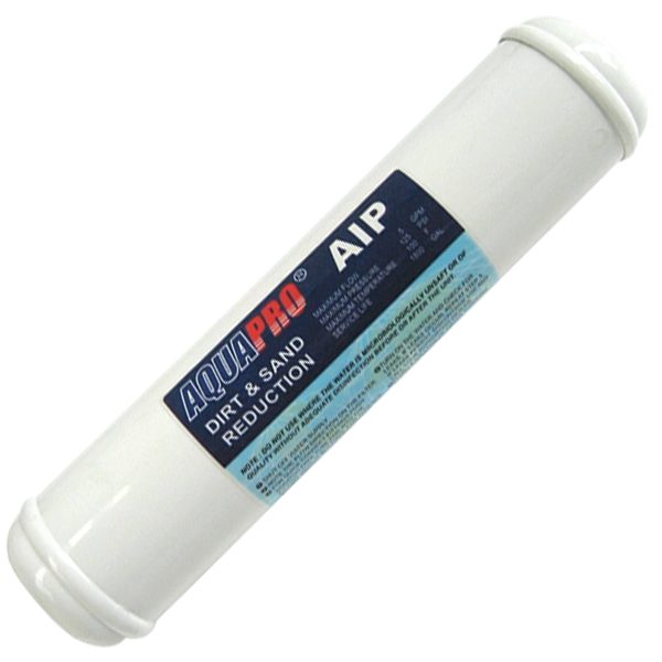 Cartouche En-ligne Sediments - Diametre 2,5'' Entree/sortie 1/4’’ Aquapro, réf. PR-AIP-25, Aquapro