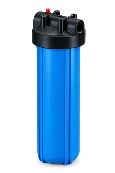 Porte-filtre Big Blue 20" noir/bleu 1" BSP avec accessoires - réf. PR-AQF2050-1, Aquapro