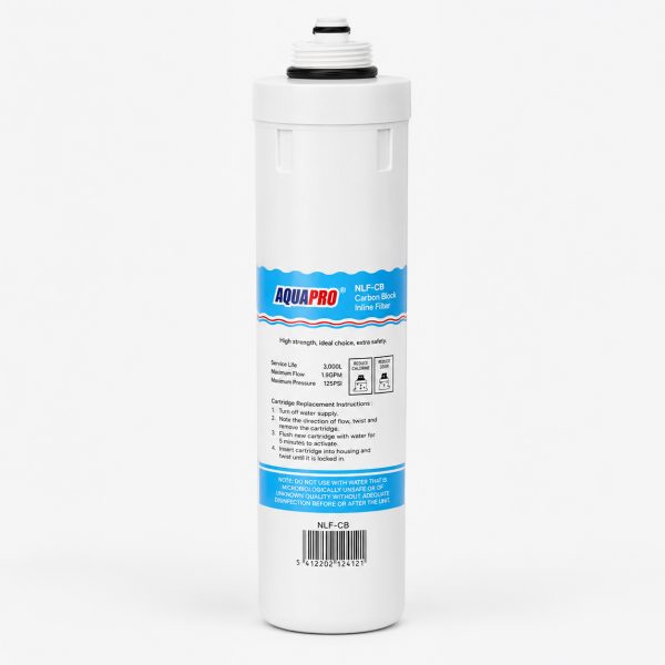Cartouche 10" nlf, avec charbon bloc, Aquapro PR-NLF-CB, Aquapro