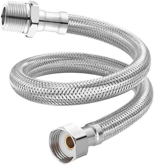 Flexible inox ACS 3/4" mâle-femelle 1000 mm DIMM, réf. DIMFLEX-34MF-1000-INOX-ACS, Dimm