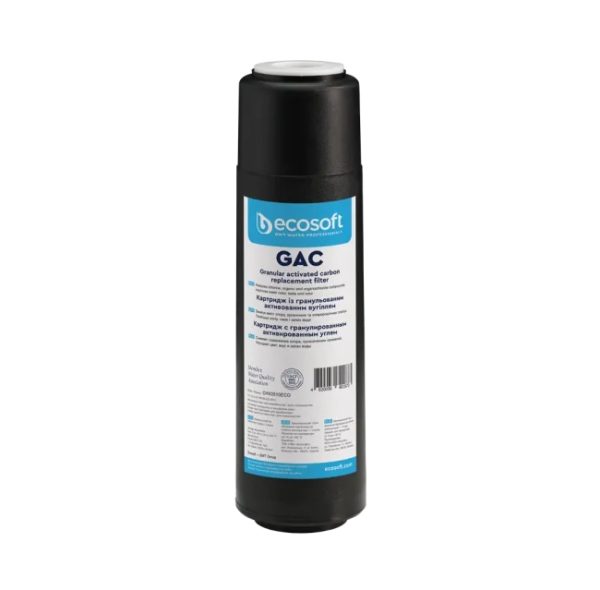 Cartouche charbon actif granulaire 10" Ecosoft CHV2510, Ecosoft