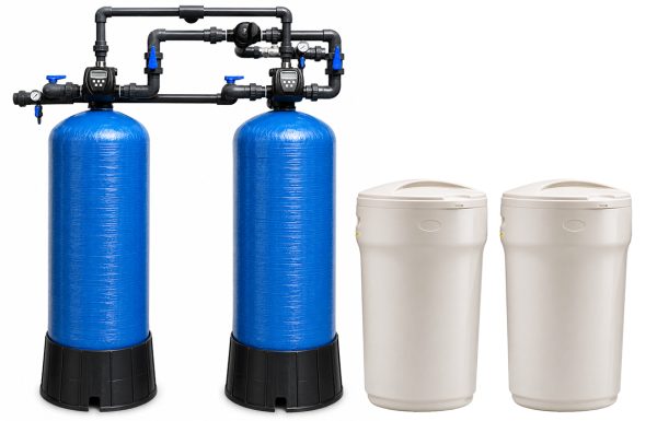 Industrial duplex alternating water softener Clack WS2 CI 2 x 175 L - ref. CLACK-WS2CI-DP-ALT-175, Clack