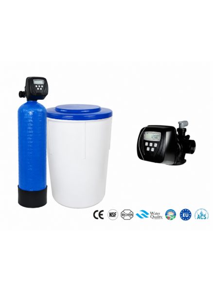 Filtre sur bouteille Ecomix Clack vanne WS1 bouteille 18X65, réf. CLACK-WS1.25CI-ECOMIX-150, Clack