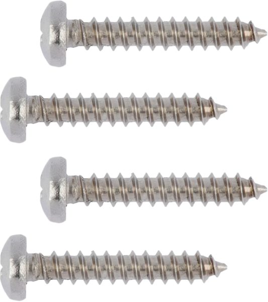 Kit 4 vis à tôle UNI 6954 4,8 × 19 mm zinguées
