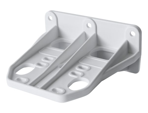 Support simple FP2/FP3 plastique blanc à encoche | AquaIT, AquaIT