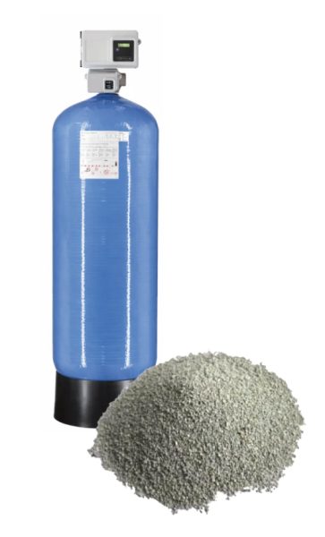 FILTRATION AVEC TURBIDEX - VANNE FLECK 2910 FILTRE MECA 198,1L TURBIDEX - BOUTEILLE 24X72TB CREPINAGE ETOILE 6 BRAS - SANS SILEX réf. FL-2910-MEC-TURBIDEX-200, Fleck