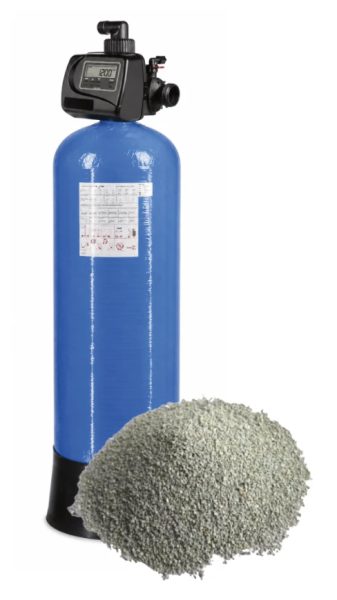 Flesfilter Zéolite Clack klep WS1, ref. CLACK-WS1.5P-CI-ZEOLITE-240, Clack