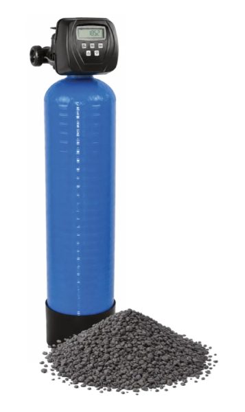 DEFERRISATION BIRM - VANNE CLACK WS1.25CI FILTRE 56,6L BIRM - BOUTEILLE 13X54 AVEC EMBASE AVEC BYPASS ET RACCORDS 1''1/4 DROIT, réf. CLACK-WS1.25CI-BIRM-60, Clack