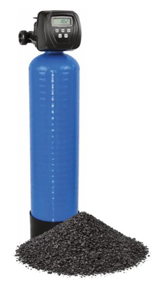 Ontijzeringsfilter Greensand Clack klep WS1 fles 18X65, ref. CLACK-WS1.25CI-GREENSAND-120, Clack