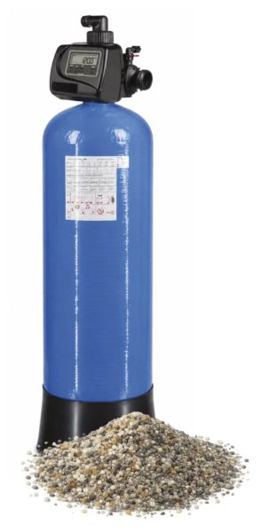 Waterontharder-ijzerverwijderaar Ecomix bi-blok Clack WS1 1/2" P CI 150 L - ref. CLACK-WS15P-CI-ECOMIX-150, Clack